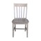 International Concepts Set of 2 Cafe Chairs, Washed Gray Taupe C09-61P - alternate 7